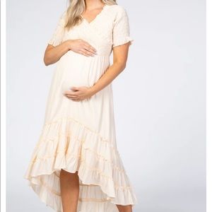 Pink Blush Maternity Dress